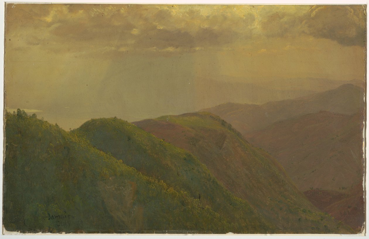 Paisaje en Jamaica, Indias Occidentales de Frederic Edwin Church