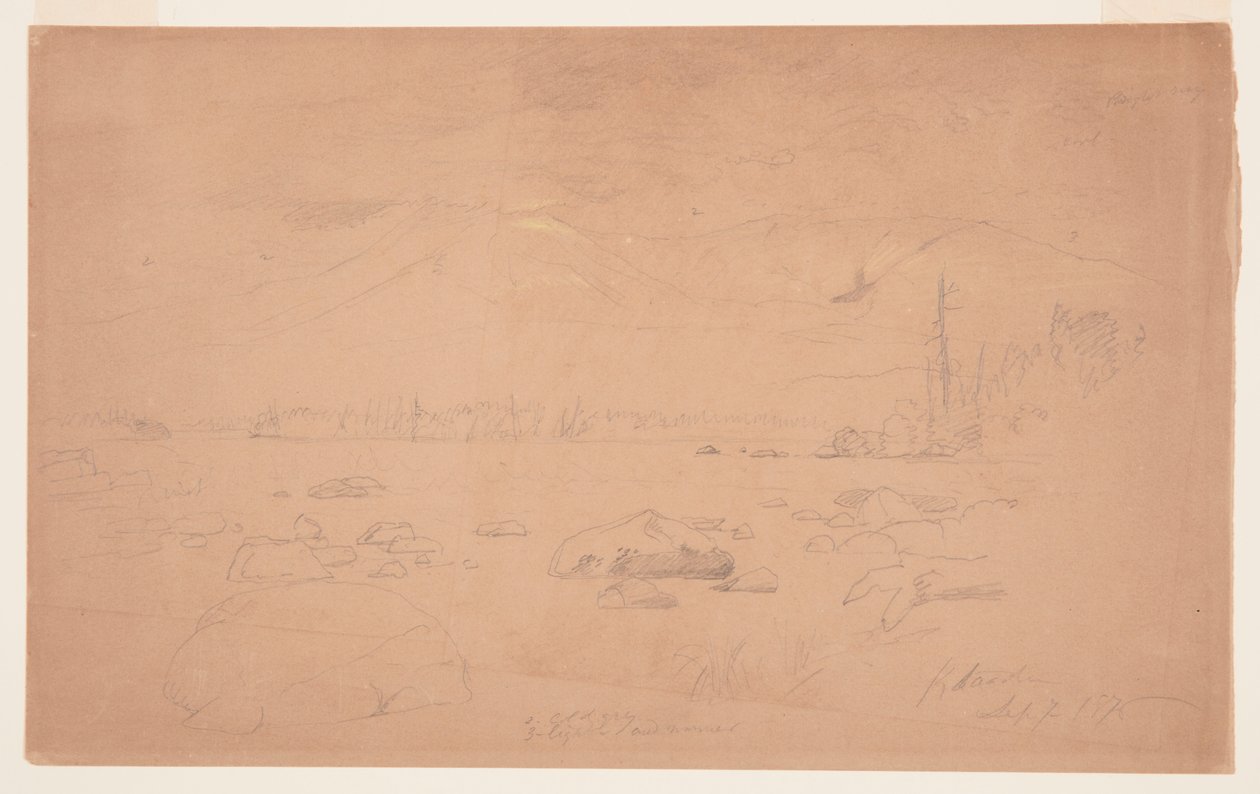 Montes Katahdin y Turner de Frederic Edwin Church