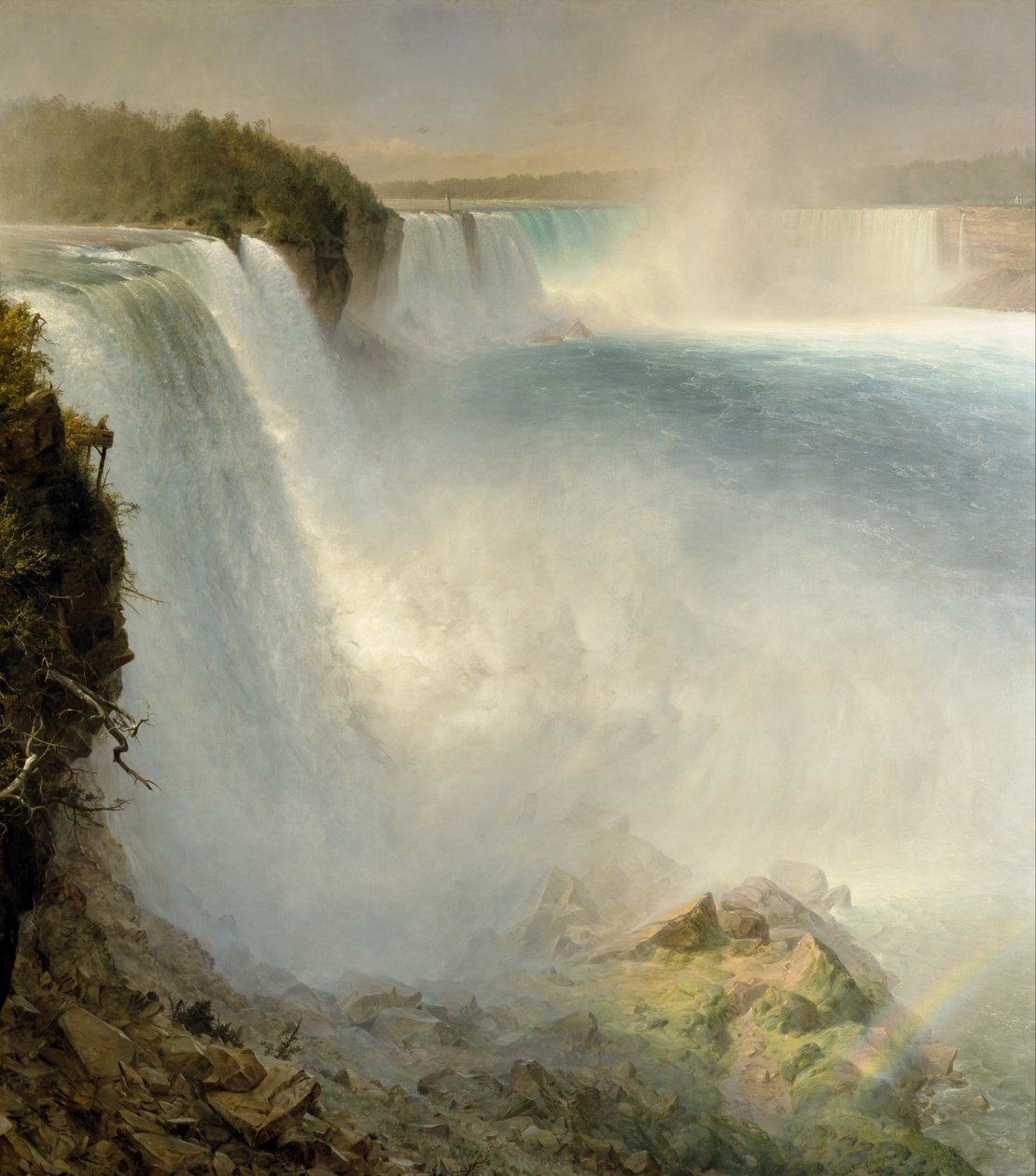 Cataratas del Niágara, desde el lado americano de Frederic Edwin Church