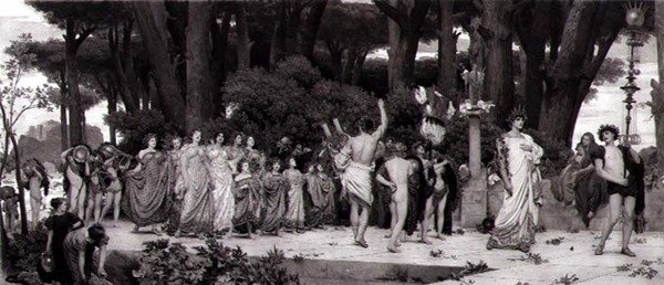La Daphnephoria, impreso en París por Photogravure Goupil, pub. por The Fine Art Society de Frederic (after) Leighton