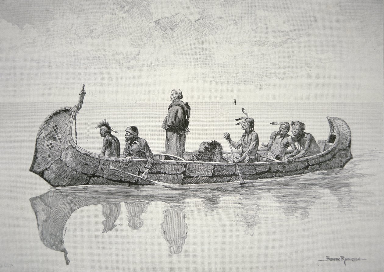 El Misionero de Frederic (after) Remington