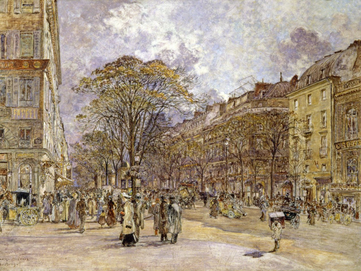 El bulevar de los italianos, París de Frederic Anatole Houbron