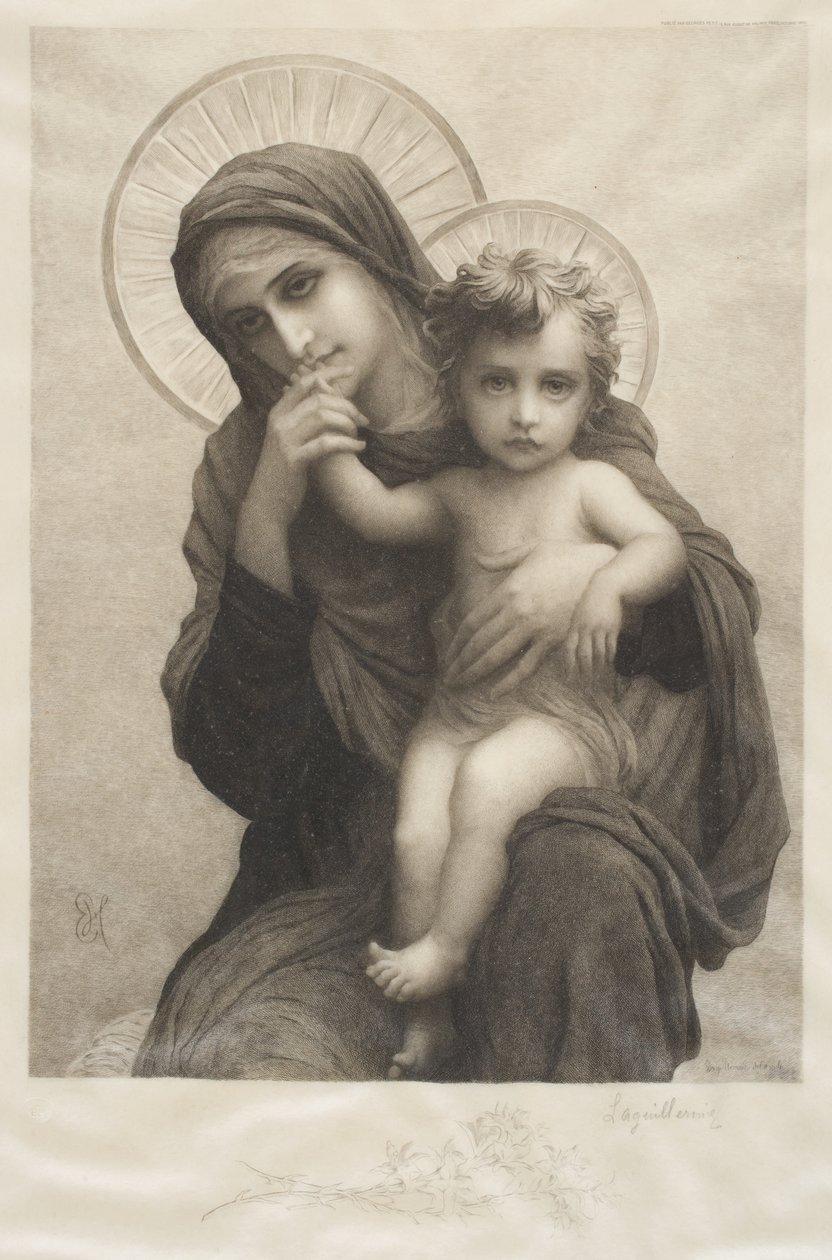Madonna y Niño de Frederic Auguste Laguillermie