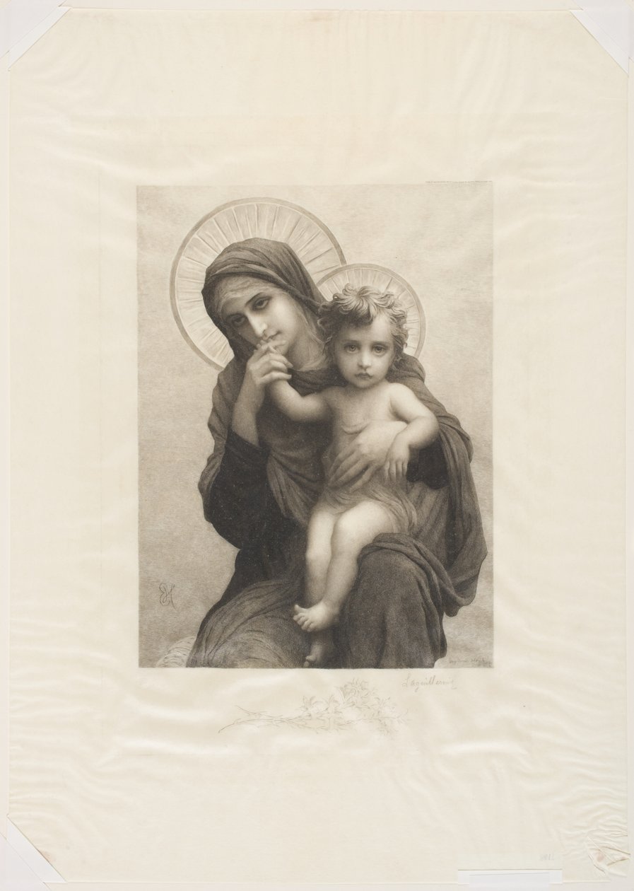 Madonna y el Niño de Frederic Auguste Laguillermie
