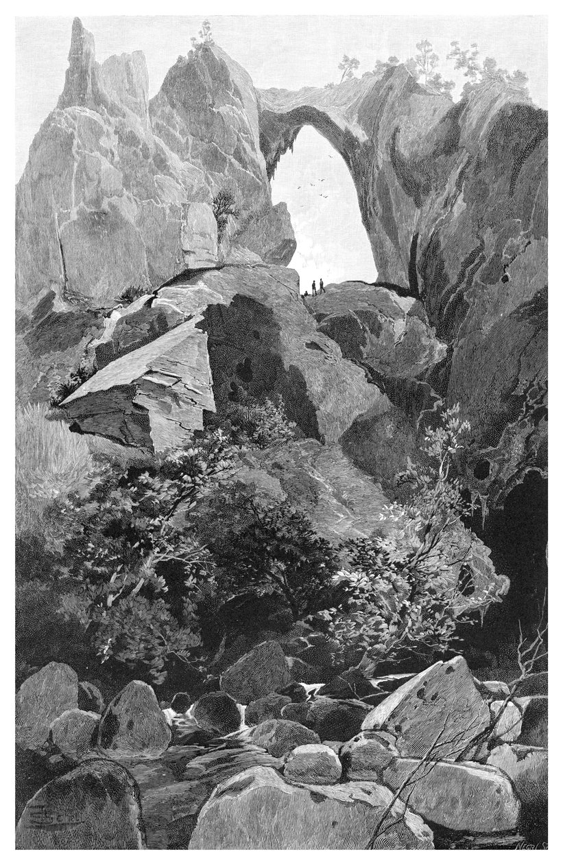 Arco Carlotta, Cuevas de Jenolan, Nueva Gales del Sur, Australia de Frederic B. Schell