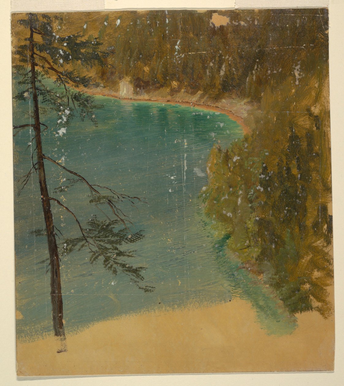Lago alpino (Baviera o Suiza) de Frederic Edwin Church