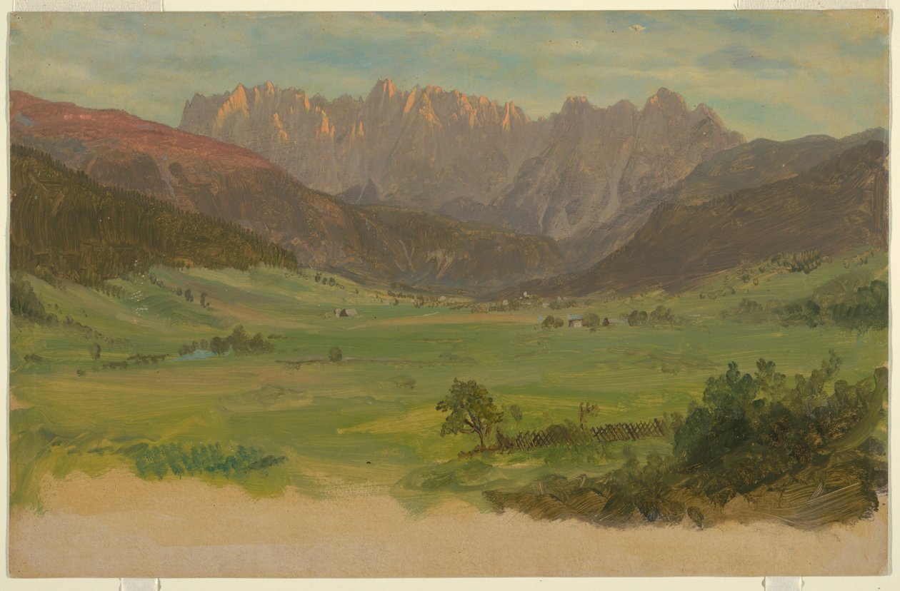 Valle Alpino de Frederic Edwin Church