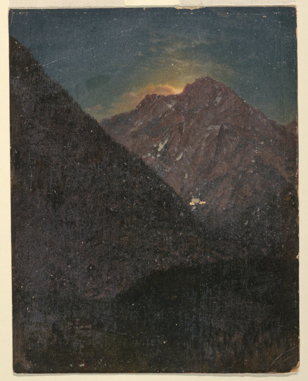 Paisaje alpino (Baviera o Suiza) de Frederic Edwin Church