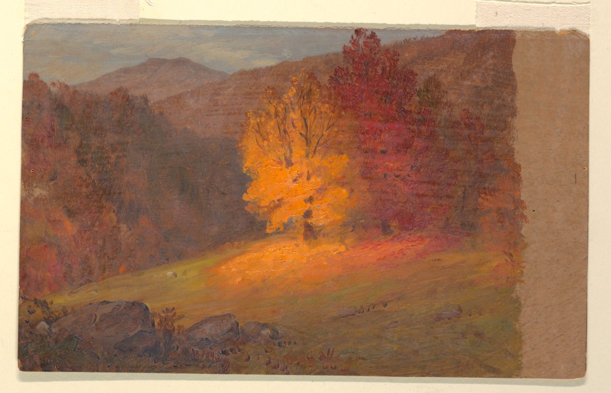 Paisaje de otoño de Frederic Edwin Church
