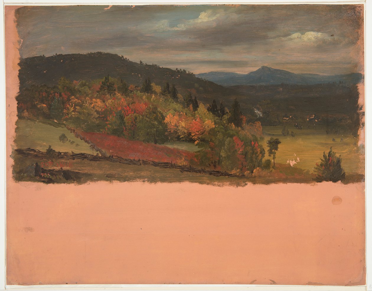 Paisaje de otoño de Frederic Edwin Church