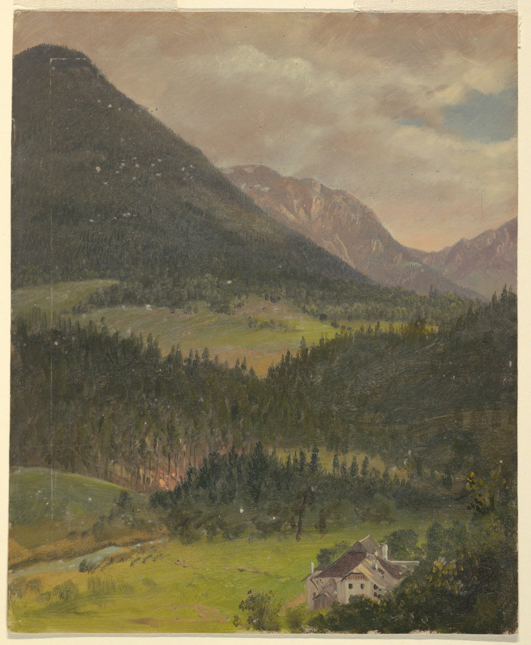 Paisaje de los Alpes Bávaros de Frederic Edwin Church