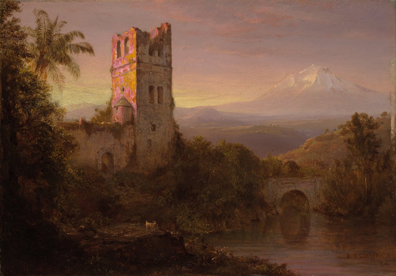 El volcán Chimborazo de Frederic Edwin Church