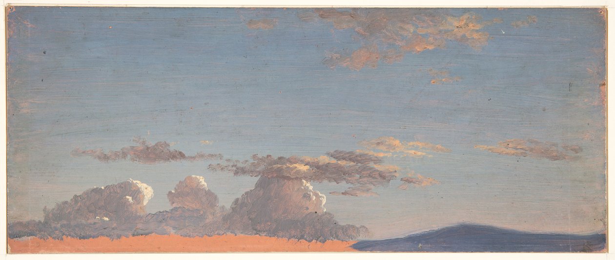 Estudio de nubes de Frederic Edwin Church
