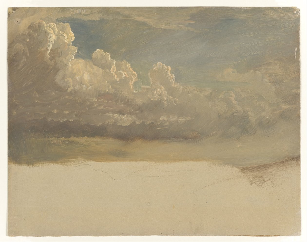 Estudio sobre la nube de Frederic Edwin Church
