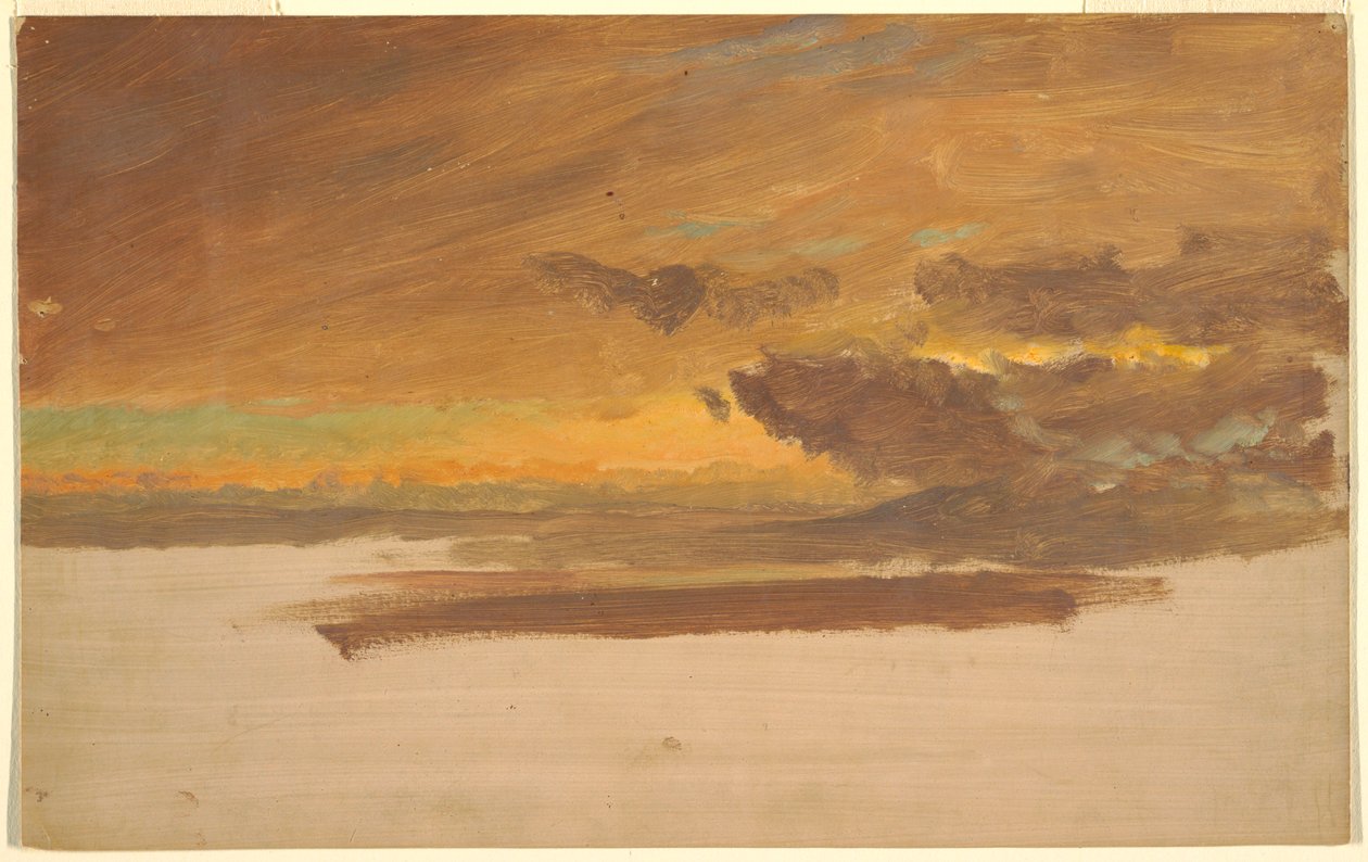 Estudio de nubes de Frederic Edwin Church