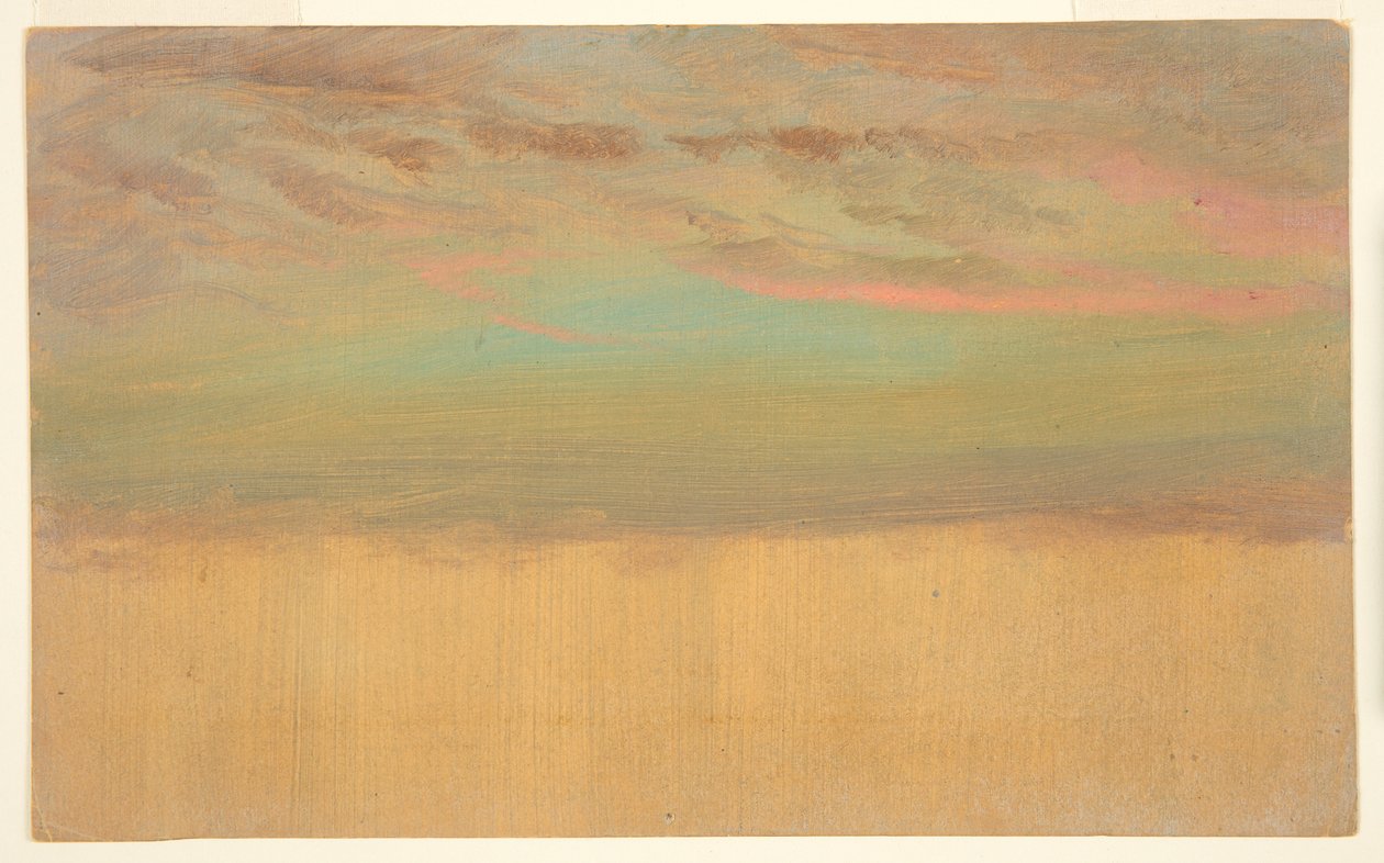 Estudio de nubes de Frederic Edwin Church