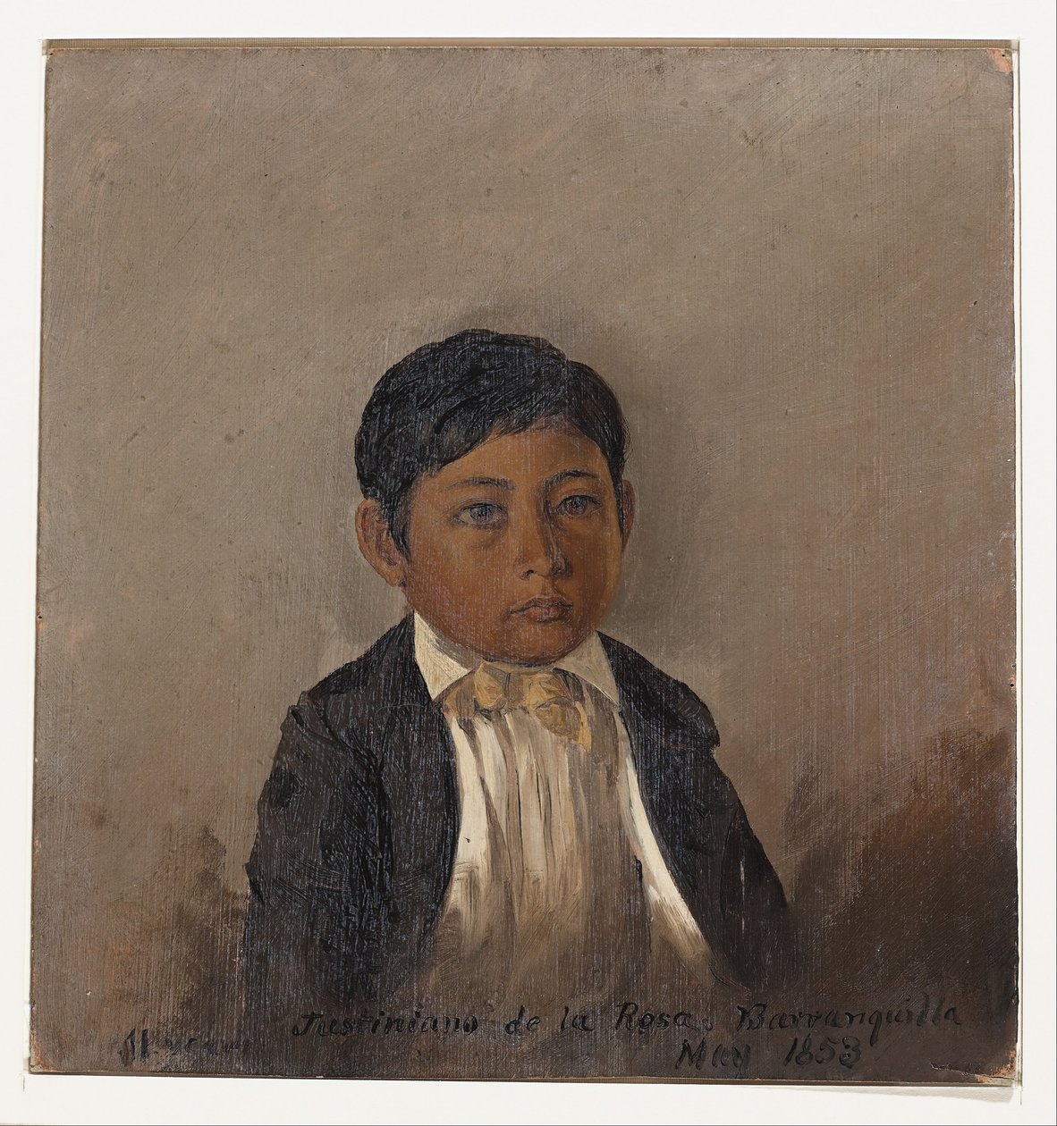 Colombia, Barranquilla, retrato de niño de Frederic Edwin Church