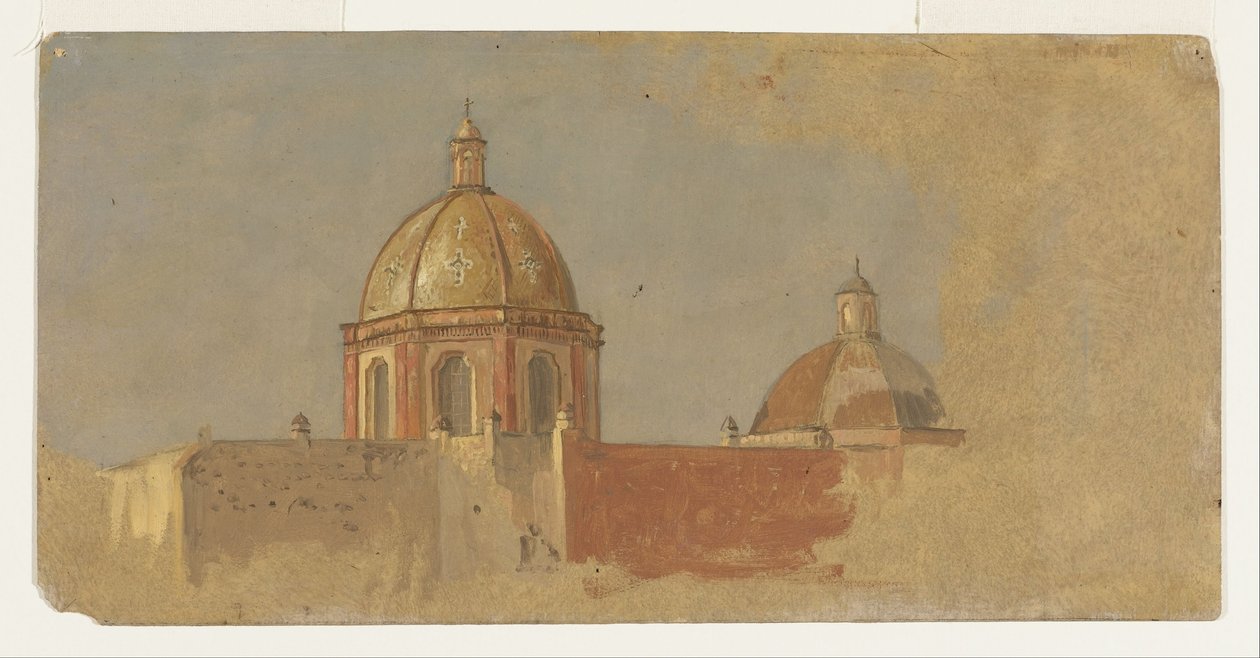 Colombia o Ecuador, tejados de iglesias de Frederic Edwin Church