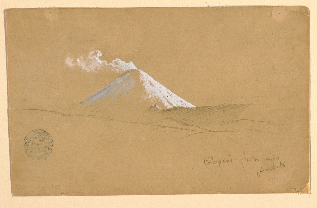 Cotopaxi desde cerca de Ambato, Ecuador de Frederic Edwin Church