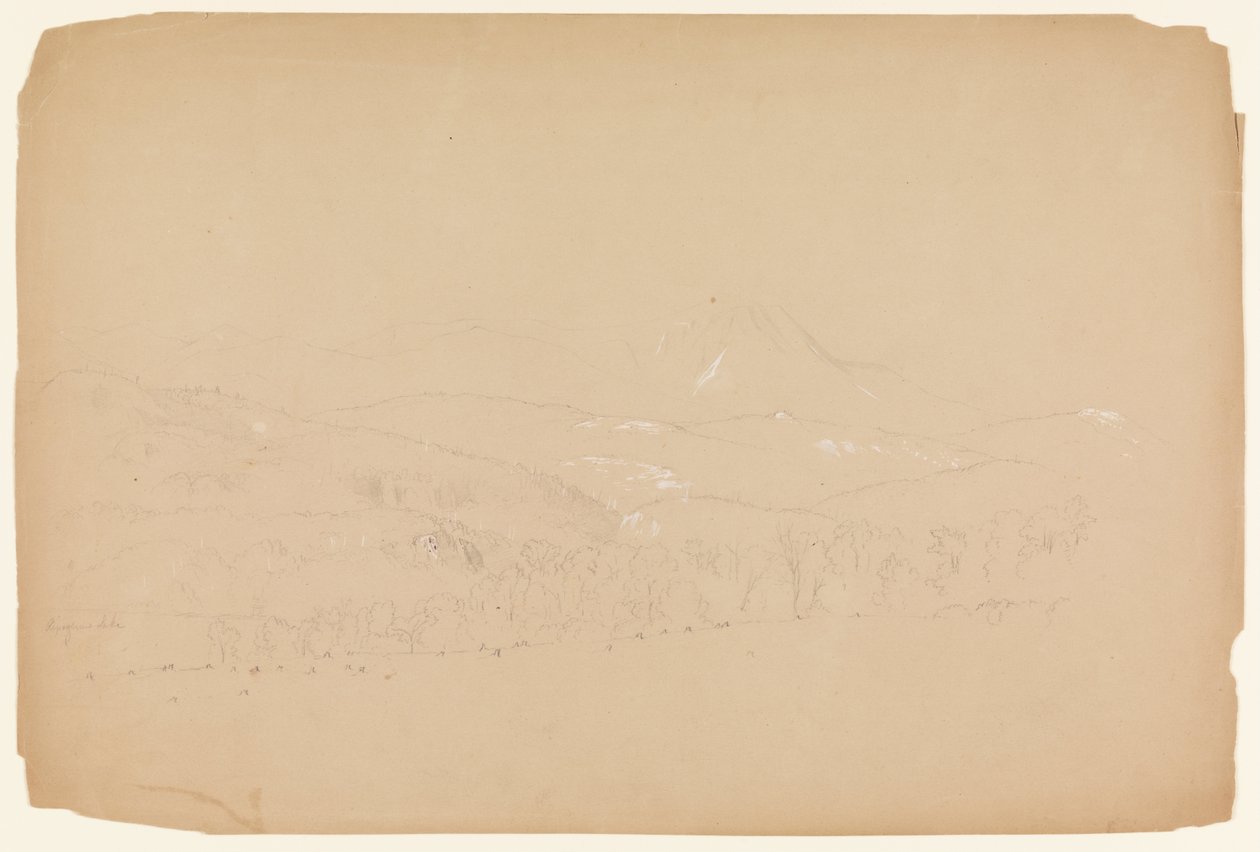 Vista lejana del Katahdin desde el oeste de Frederic Edwin Church