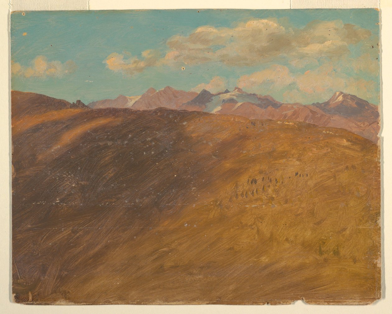 Dibujo, Alpes bávaros o suizos, 1868 de Frederic Edwin Church