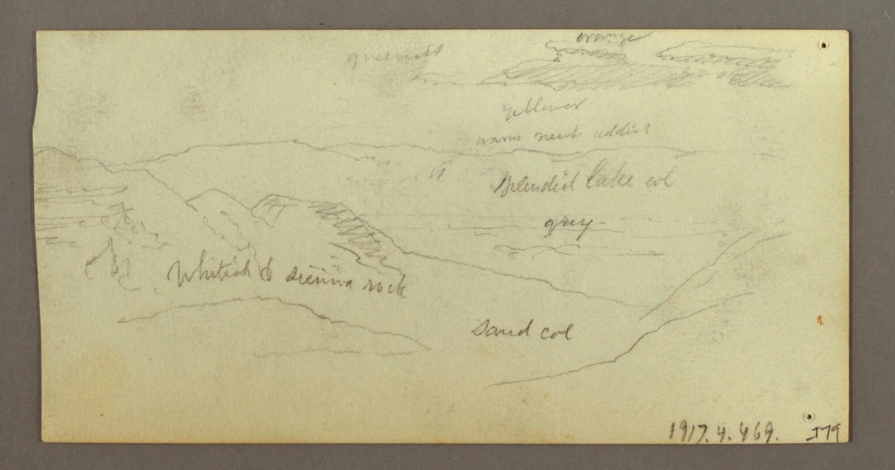 Dibujo, Estudios sobre camellos, 21-22 de febrero de 1868 de Frederic Edwin Church