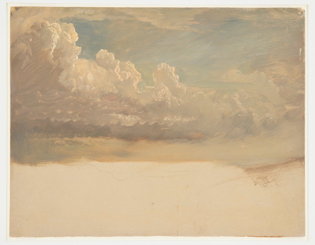 Dibujo, Estudio de nubes, marzo de 1871 de Frederic Edwin Church