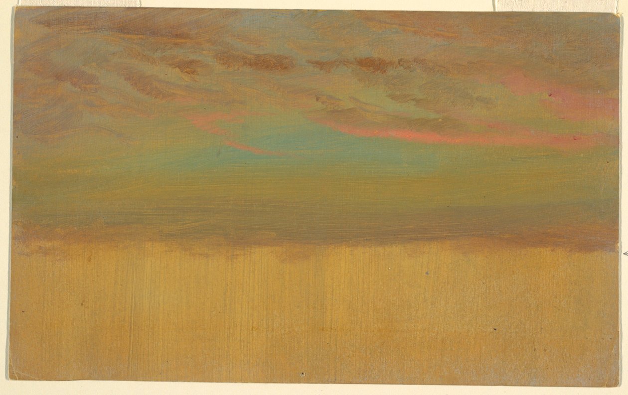 Dibujo, Estudio de nubes, 1870-80 de Frederic Edwin Church