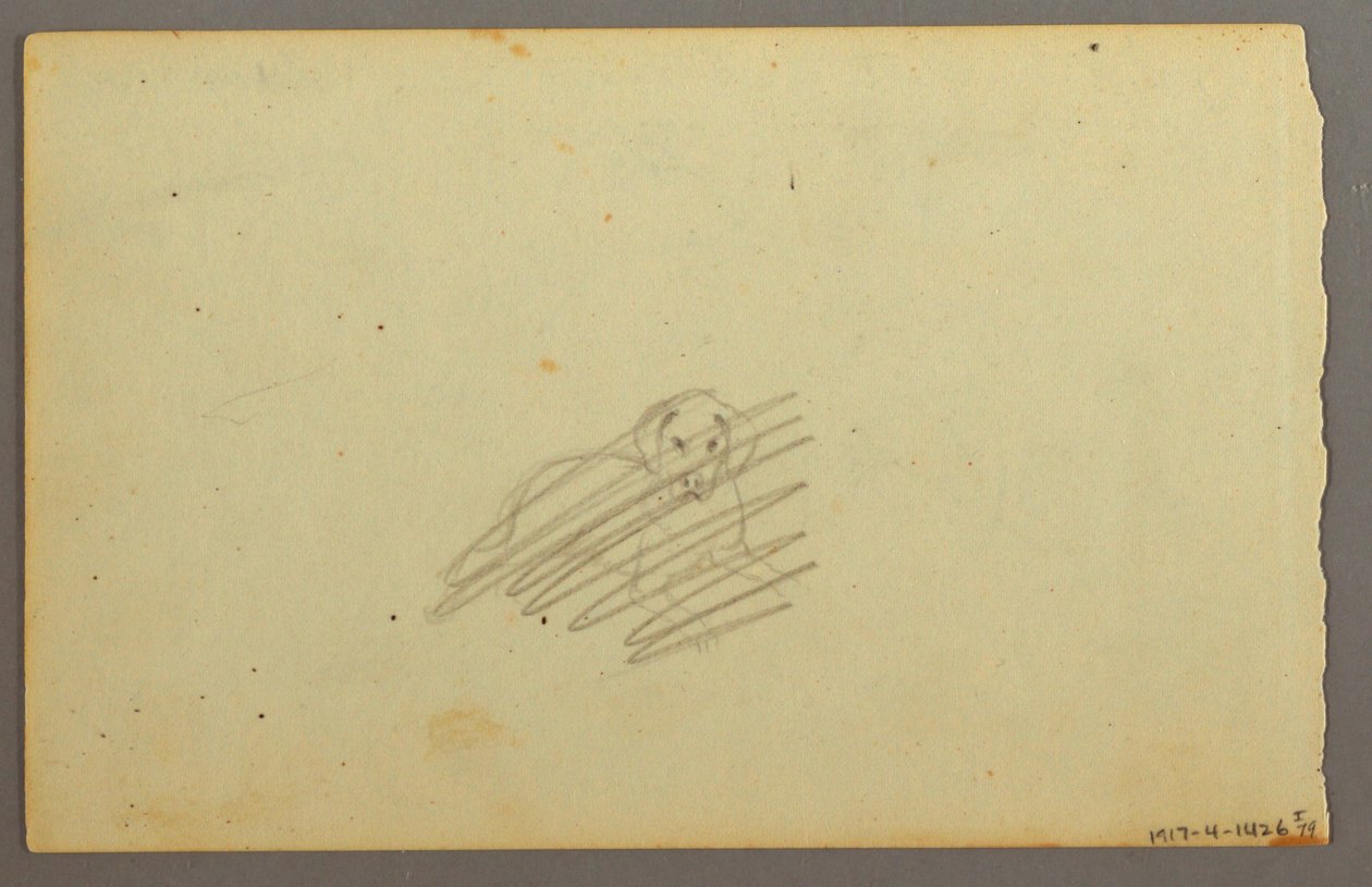 Dibujo, Vacas, 1844 de Frederic Edwin Church