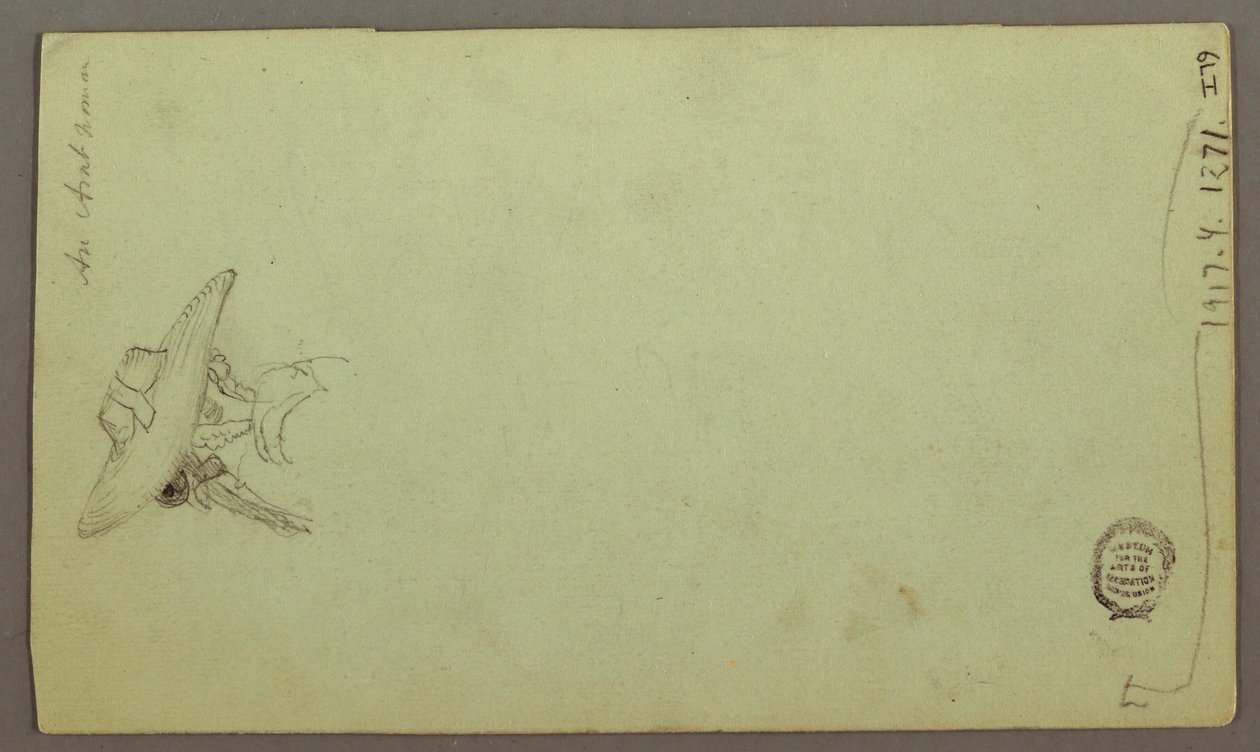 Dibujo, Estudios de figuras, Velero, Estudios arquitectónicos, posiblemente 1868 de Frederic Edwin Church