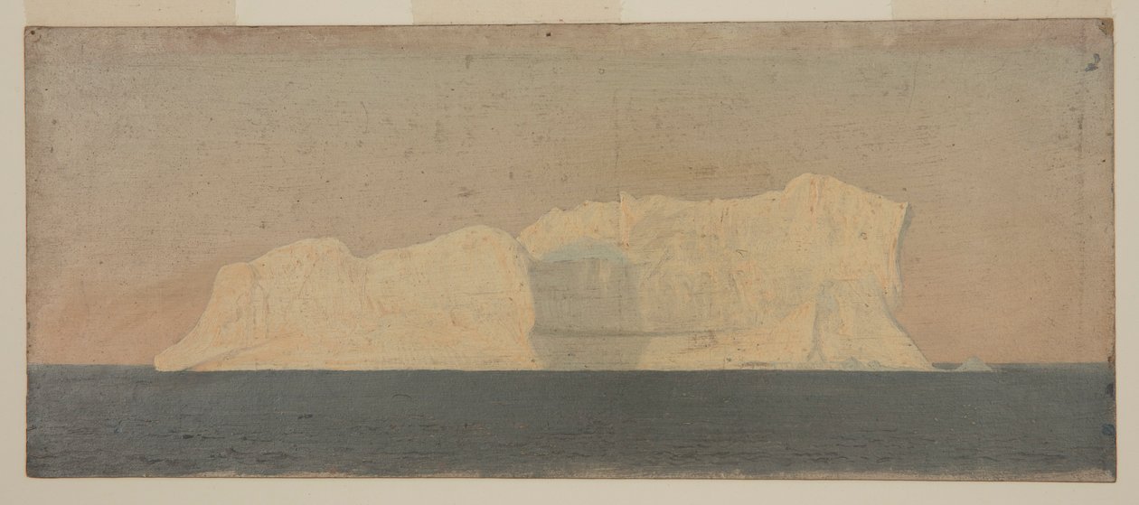 Dibujo, Iceberg flotante, Labrador, junio o julio de 1859 de Frederic Edwin Church
