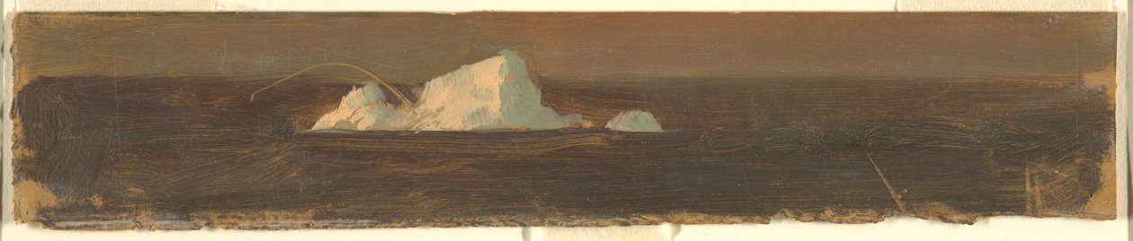 Dibujo, Icebergs flotantes, 1859 de Frederic Edwin Church