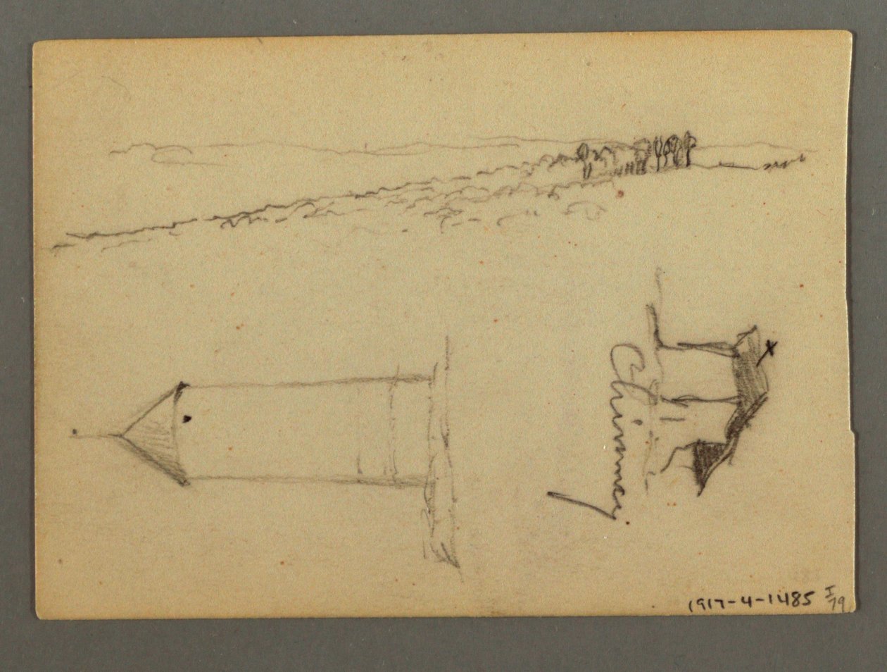 Dibujo, Casa sobre acantilado, Torres, posiblemente 1868 de Frederic Edwin Church