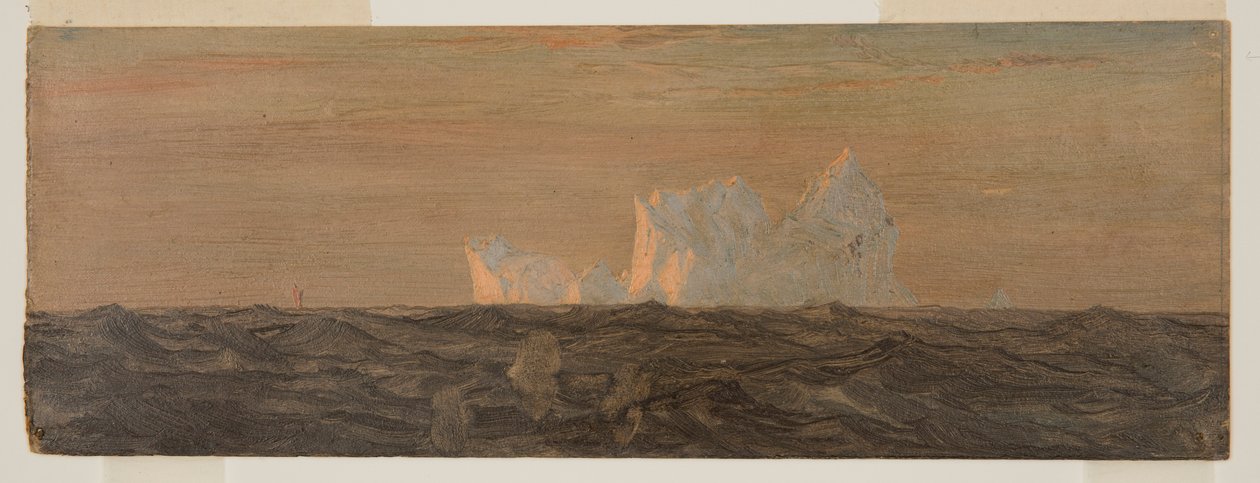 Dibujo, Icebergs, junio o julio de 1859 de Frederic Edwin Church