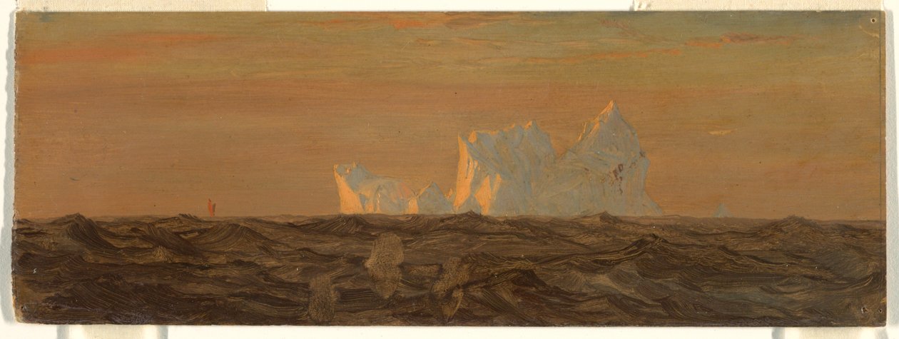 Dibujo, Icebergs, junio o julio de 1859 de Frederic Edwin Church