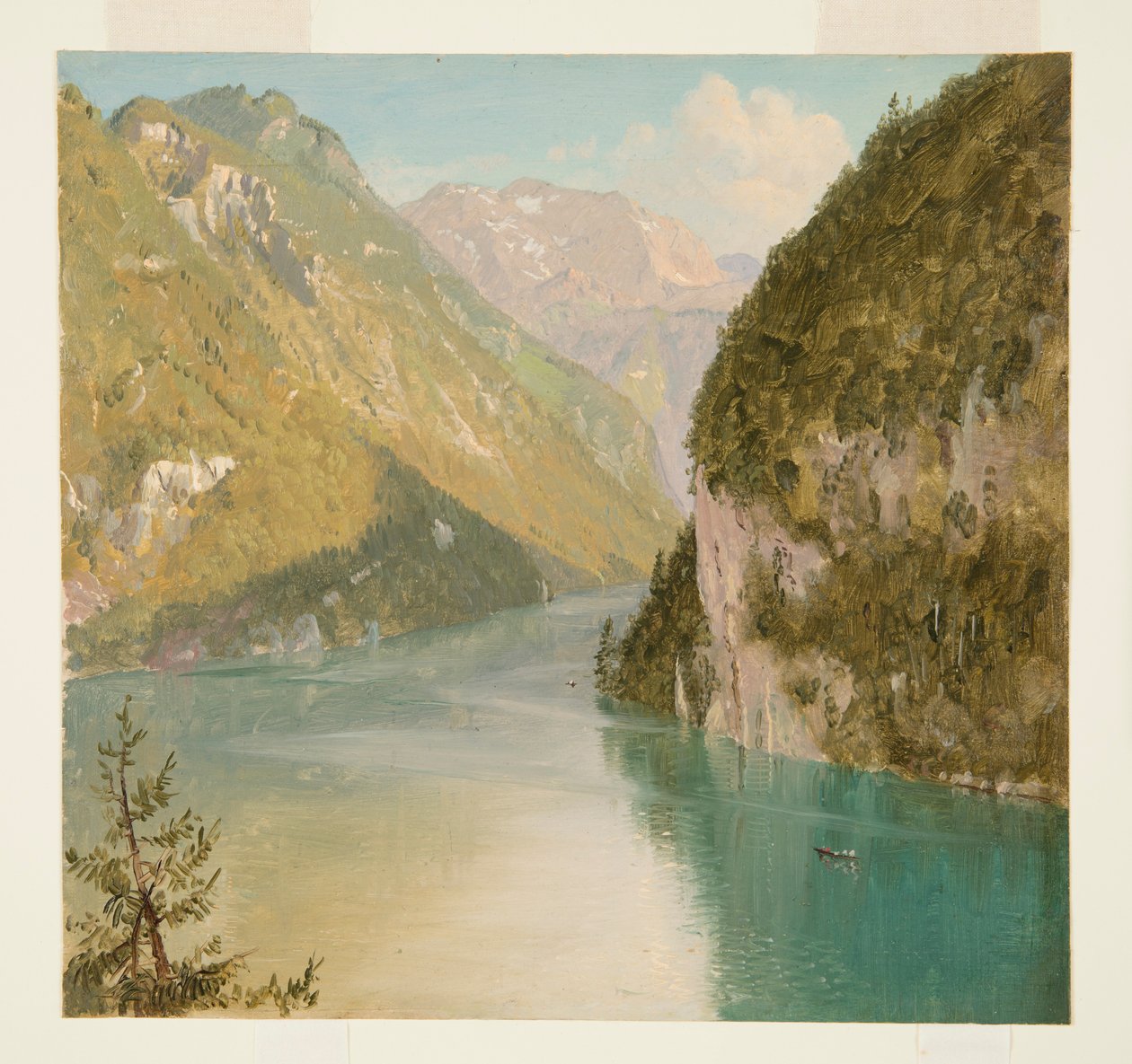 Dibujo, Königssee, Baviera, julio de 1868 de Frederic Edwin Church