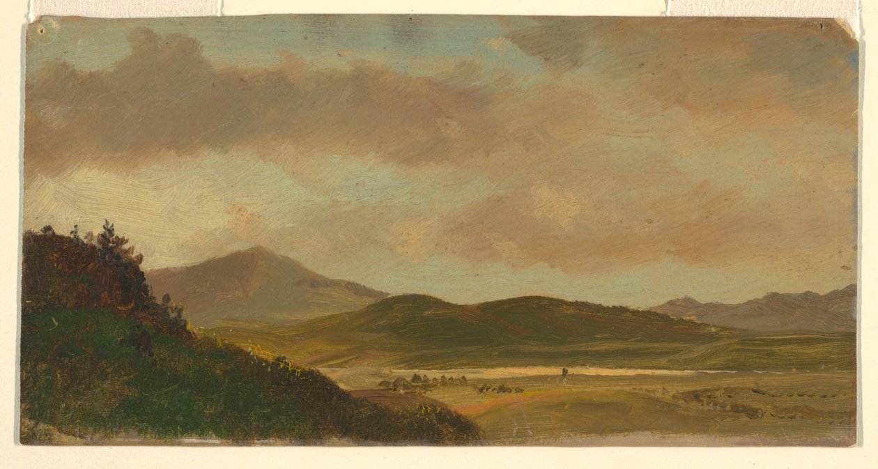 Dibujo, Paisaje, 1865 de Frederic Edwin Church