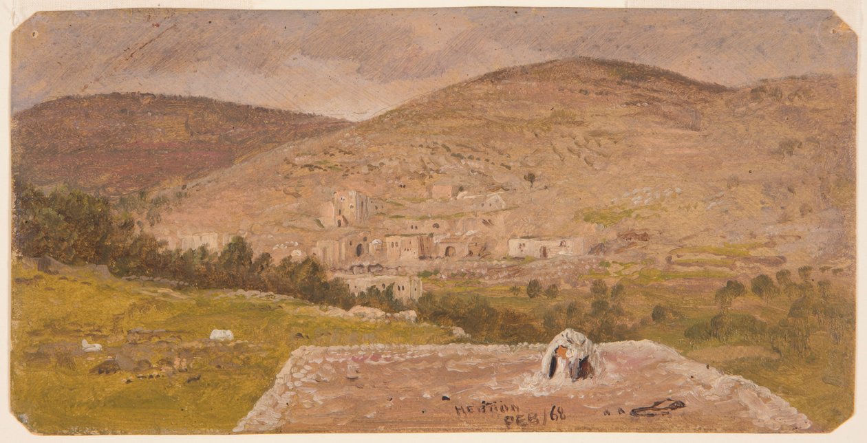 Dibujo, Paisaje, 1865 de Frederic Edwin Church