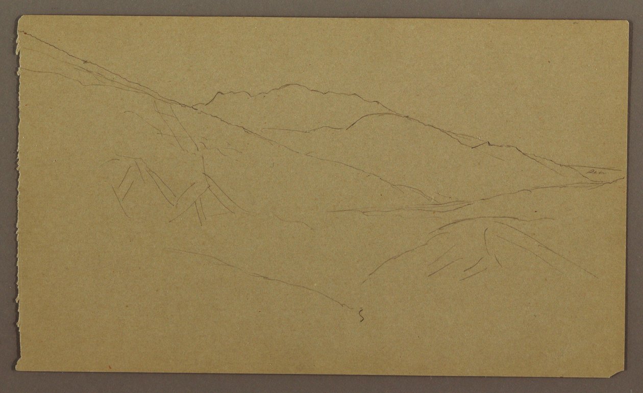 Dibujo, Paisaje, mayo-agosto de 1865 de Frederic Edwin Church
