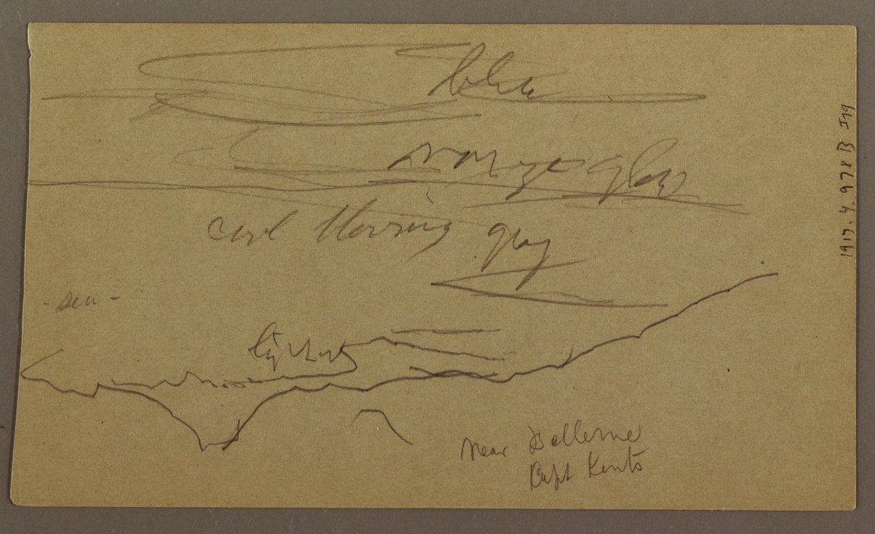Dibujo, Paisaje, mayo-agosto de 1865 de Frederic Edwin Church
