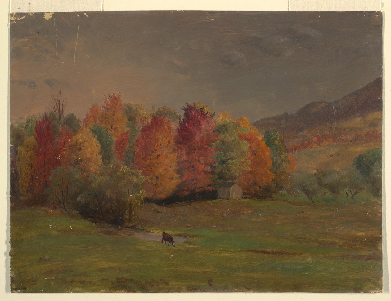 Dibujo, costa de Maine o Canadá, hacia 1845 de Frederic Edwin Church