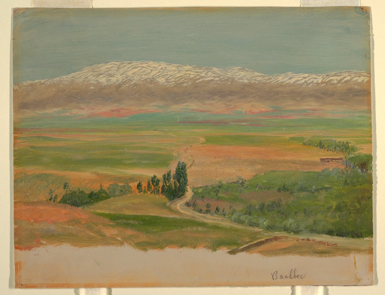 Dibujo, Montañas cerca de Baalbec, mayo de 1868 de Frederic Edwin Church