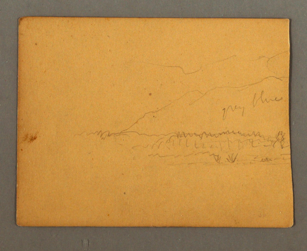 Dibujo, Montañas, posiblemente 1856 de Frederic Edwin Church