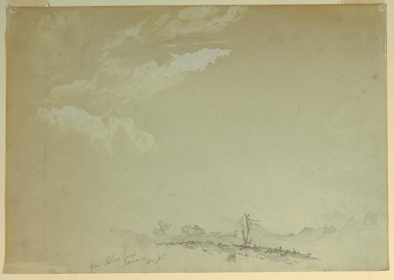 Dibujo, Bocetos, Bloxburgh, Jamaica, 1865 de Frederic Edwin Church