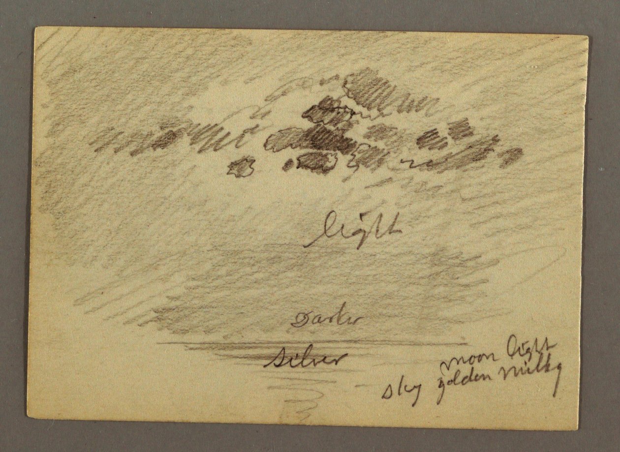 Dibujo, Bocetos de Oriente Medio, incluido el Canal de Suez, enero de 1868 de Frederic Edwin Church
