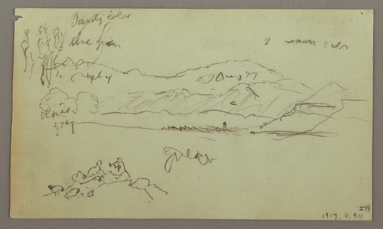 Dibujo, Arco de piedra, Base de piedra, 27 de abril de 1868 de Frederic Edwin Church