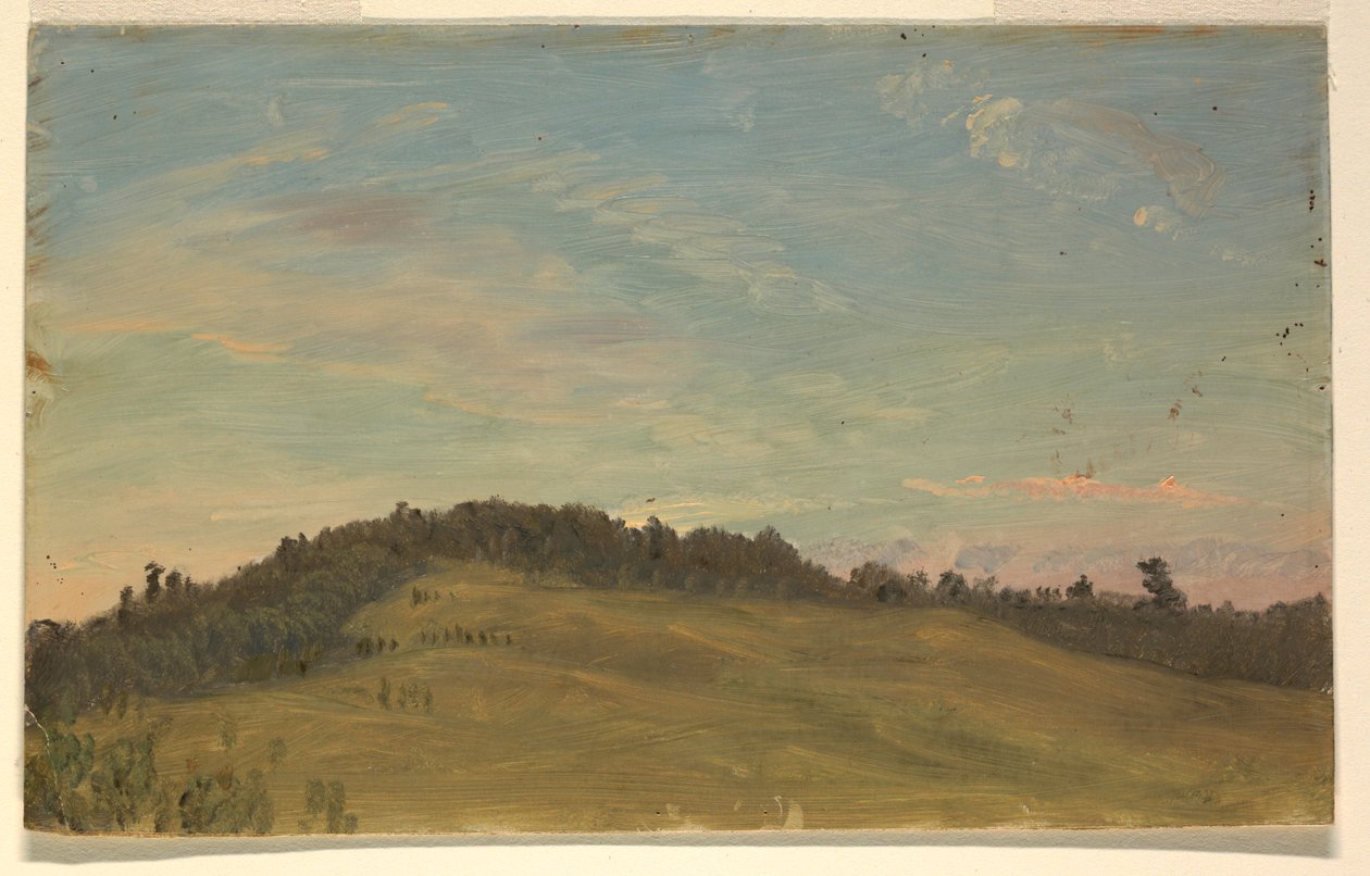 Dibujo, Paisaje de verano, 1870-80 de Frederic Edwin Church