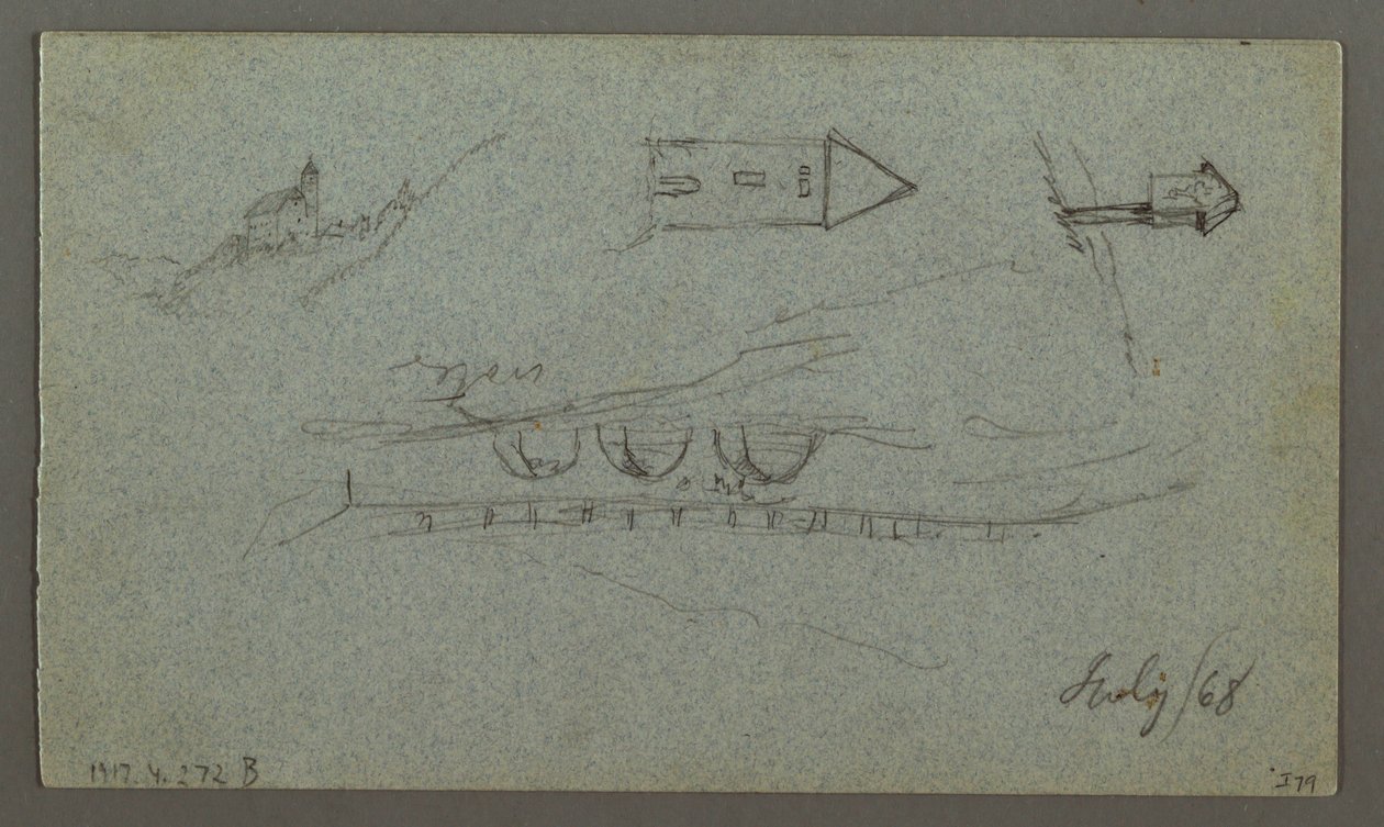 Dibujo, Picos de Tauern, El K nigss, julio de 1868 de Frederic Edwin Church