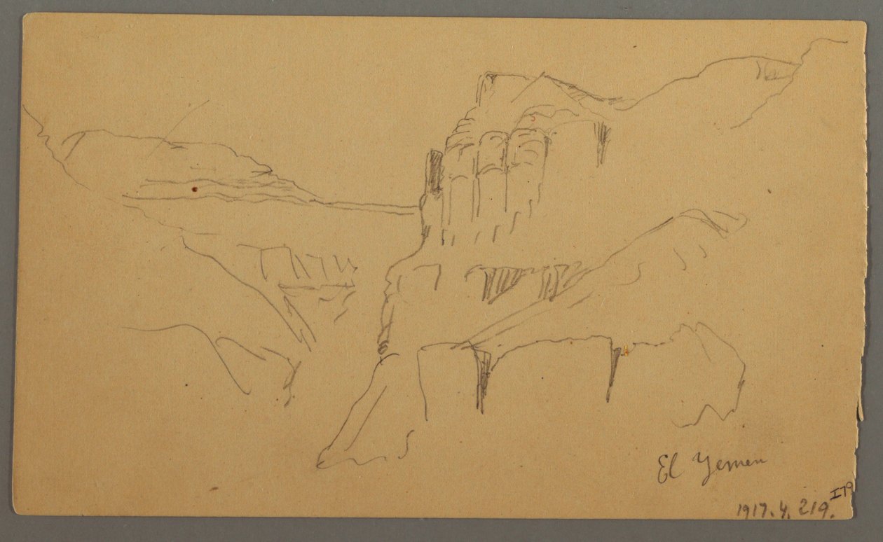 Dibujo, Valleyside, febrero de 1869  de Frederic Edwin Church