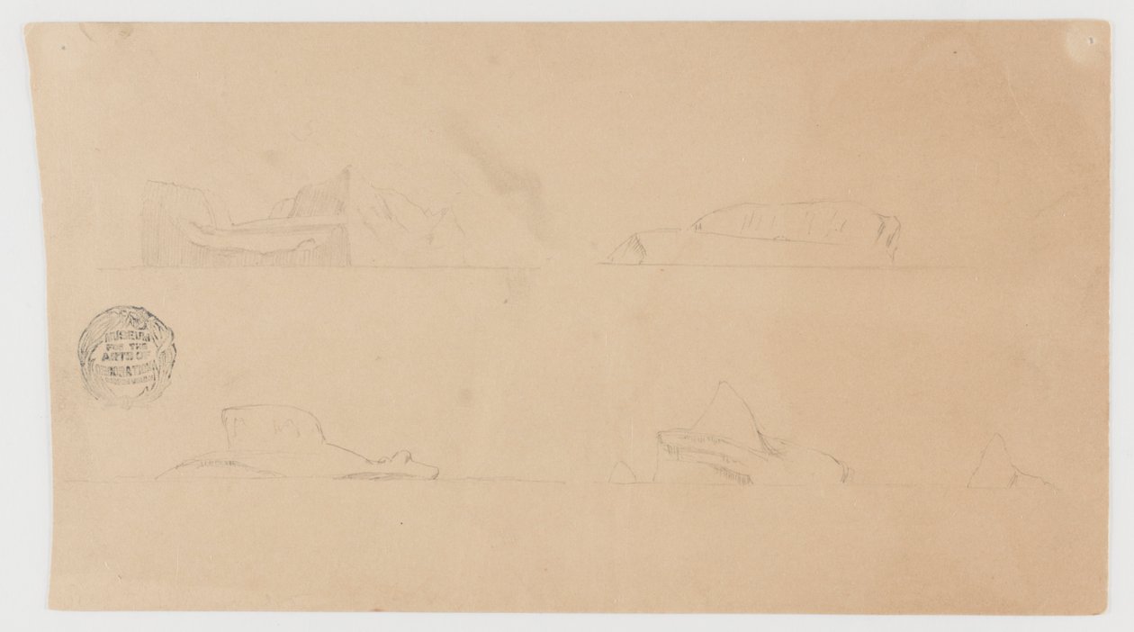 Icebergs flotantes de Frederic Edwin Church